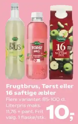 SuperBrugsen Frugtbrus, Torst eller 16 saftige æbler tilbud