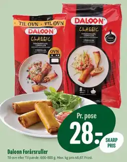 Min Købmand Daloon Forårsruller tilbud