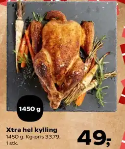 SuperBrugsen Xtra hel kylling tilbud