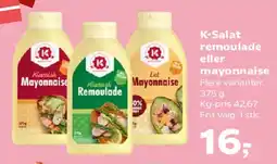 SuperBrugsen K-Salat remoulade eller mayonnaise tilbud