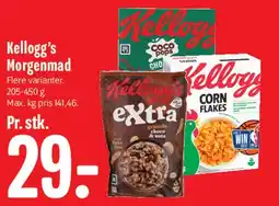 Min Købmand Kellogg's Morgenmad tilbud