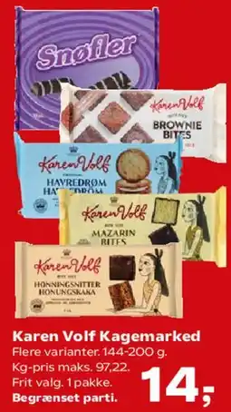 SuperBrugsen Karen Volf Kagemarked tilbud