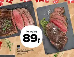 Kvickly Premium okseculotte eller tyndsteg tilbud