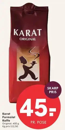 SPAR Karat Formalet Kaffe tilbud