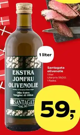 Kvickly Ekstra jomfru olivenolie (Santagata) tilbud