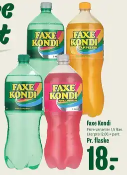 Min Købmand Faxe Kondi tilbud