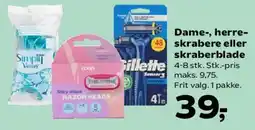 Kvickly Dame-, herre-skrabere eller skraberblade tilbud