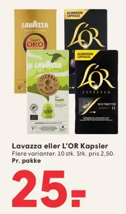 SPAR Lavazza eller L'OR Kapsler tilbud