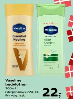 Kvickly Vaseline bodylotion tilbud