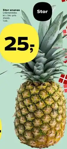 Kvickly Stor ananas tilbud