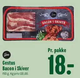 Min Købmand Gestus Bacon i Skiver tilbud