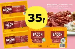 Kvickly Tulip bacon i skiver eller tern tilbud