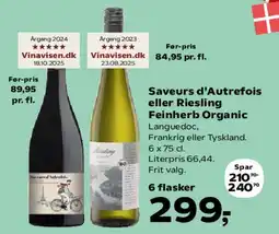 Kvickly Saveurs d'Autrefois / Riesling Feinherb Organic tilbud