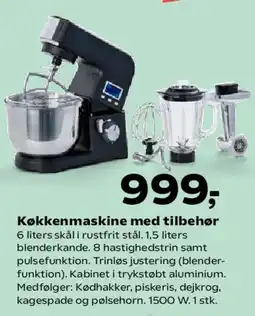 Kvickly Køkkenmaskine med tilbehør tilbud