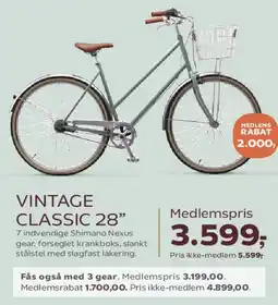 Kvickly VINTAGE CLASSIC 28 tilbud