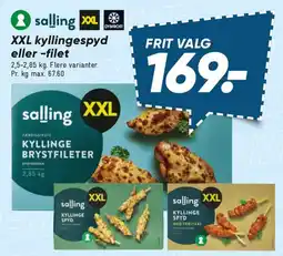 Bilka XXL kyllingespyd eller -filet tilbud