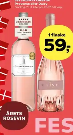 Kvickly Les Jablieres Côtes de Provence / Daisy tilbud