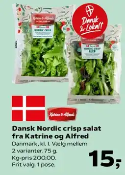 Kvickly Dansk Nordic crisp salat tilbud
