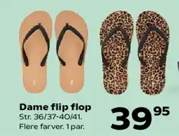 Kvickly Dame flip flop tilbud