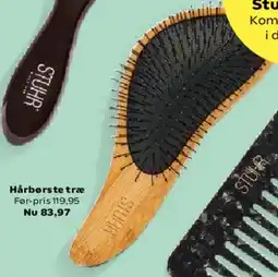 Kvickly Hårbørste træ tilbud