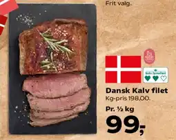 Kvickly Dansk Kalv filet tilbud