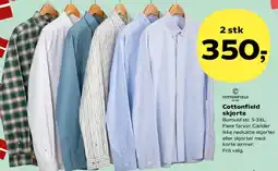 Kvickly Cottonfield skjorte (tilbud 2 stk.) tilbud