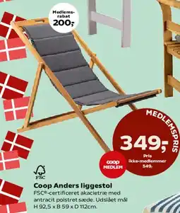 Kvickly Coop Anders liggestol tilbud