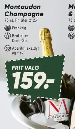 Bilka Montaudon Champagne tilbud