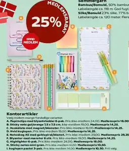 Kvickly Kontorartikler tilbud