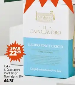 Bilka Il Capolavoro Lucido Pinot Grigio (Bag-in-Box) tilbud