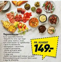 Bilka Tapasmenu tilbud