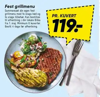 Bilka Fest grillmenu tilbud
