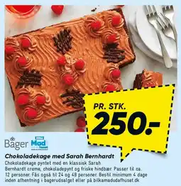 Bilka Chokoladekage med Sarah Bernhardt tilbud
