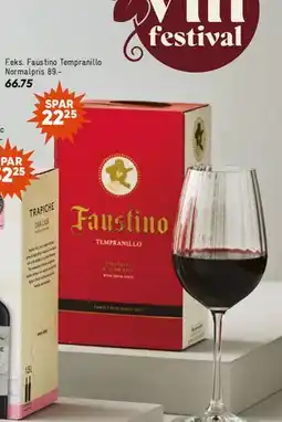 Bilka Faustino Tempranillo (Bag-in-Box) tilbud