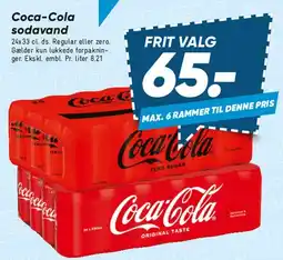 Bilka Coca-Cola sodavand tilbud