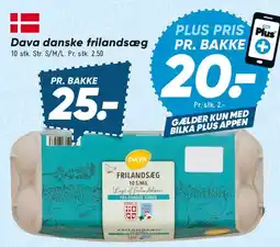 Bilka Dava danske frilandsæg tilbud
