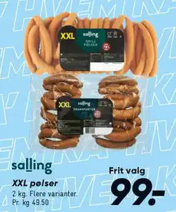 Bilka XXL pølser tilbud