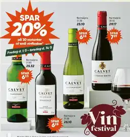 Bilka Spar 20% på 30 varianter af små vinflasker tilbud