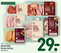 REMA 1000 Dansk kylling tilbud