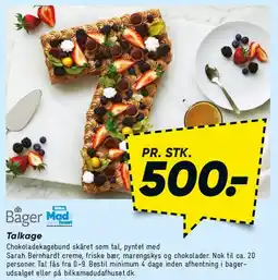 Bilka Talkage (tal-formet kage) tilbud