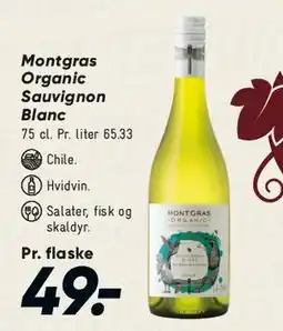 Bilka Montgras Organic Sauvignon Blanc tilbud