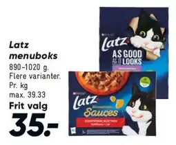 Bilka Latz menuboks tilbud