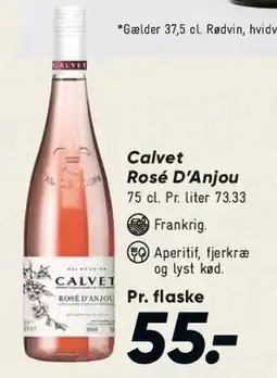 Bilka Calvet Rosé d'Anjou tilbud