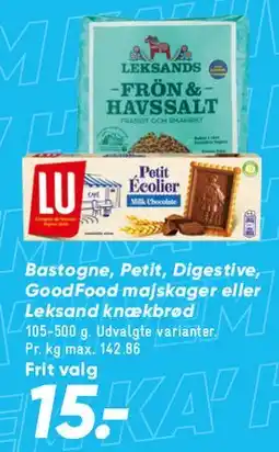 Bilka Bastogne / Petit / Digestive småkager tilbud