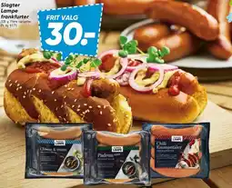 Bilka Slagter Lampe frankfurter tilbud