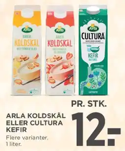MENY Arla koldskål eller Cultura kefir tilbud