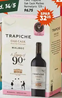 Bilka Trapiche Oak Cask Malbec (Bag-in-Box) tilbud