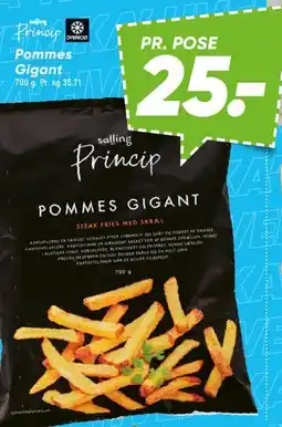 Bilka Princip Pommes Gigant tilbud