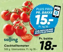 Bilka Cocktailtomater tilbud