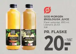 MENY God Morgen Økologisk Juice 850 ml tilbud